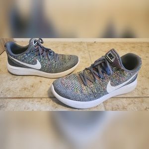 Mens Nike LunarEpic FlyKnit 2, Gray